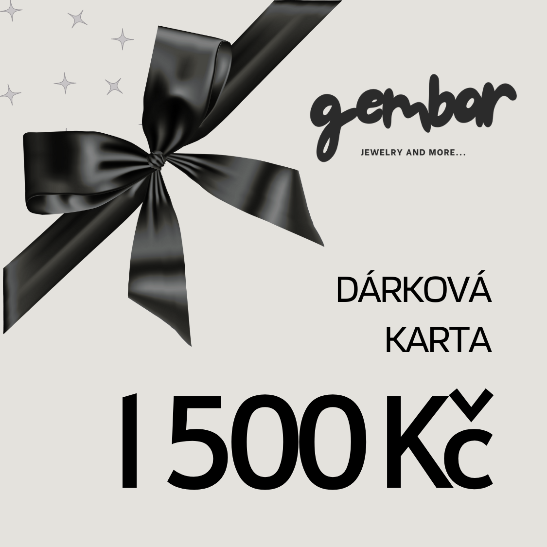 Dárková karta GEMBAR