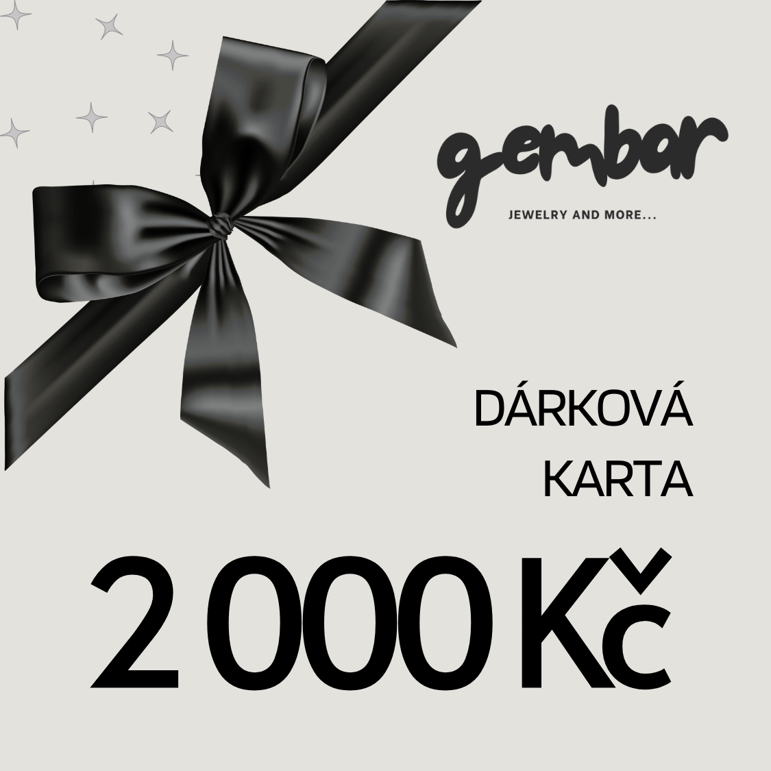 Dárková karta GEMBAR
