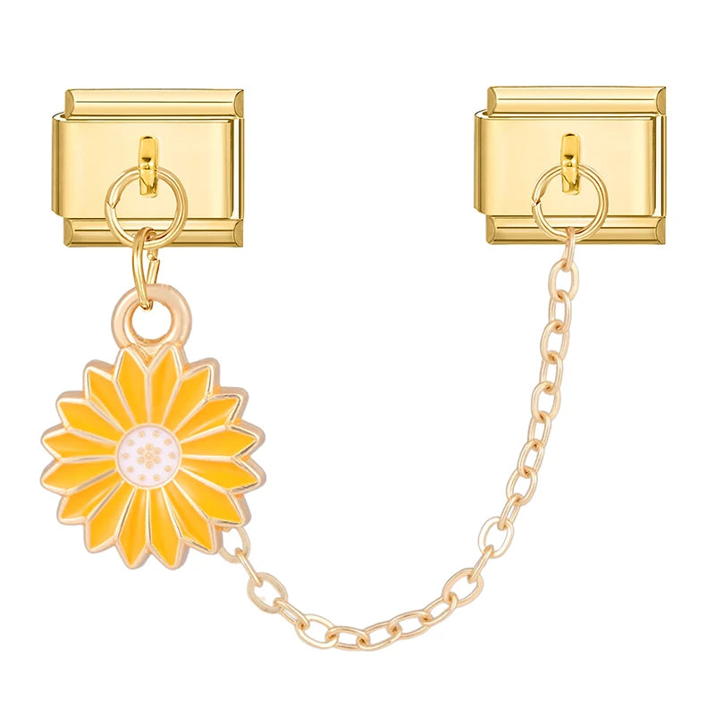 Chain žlutá květina zlatý