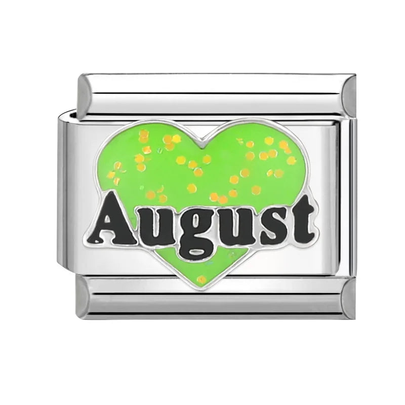 August zelené srdce