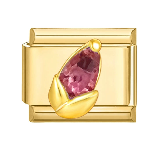 Pupen s fialovým gemem