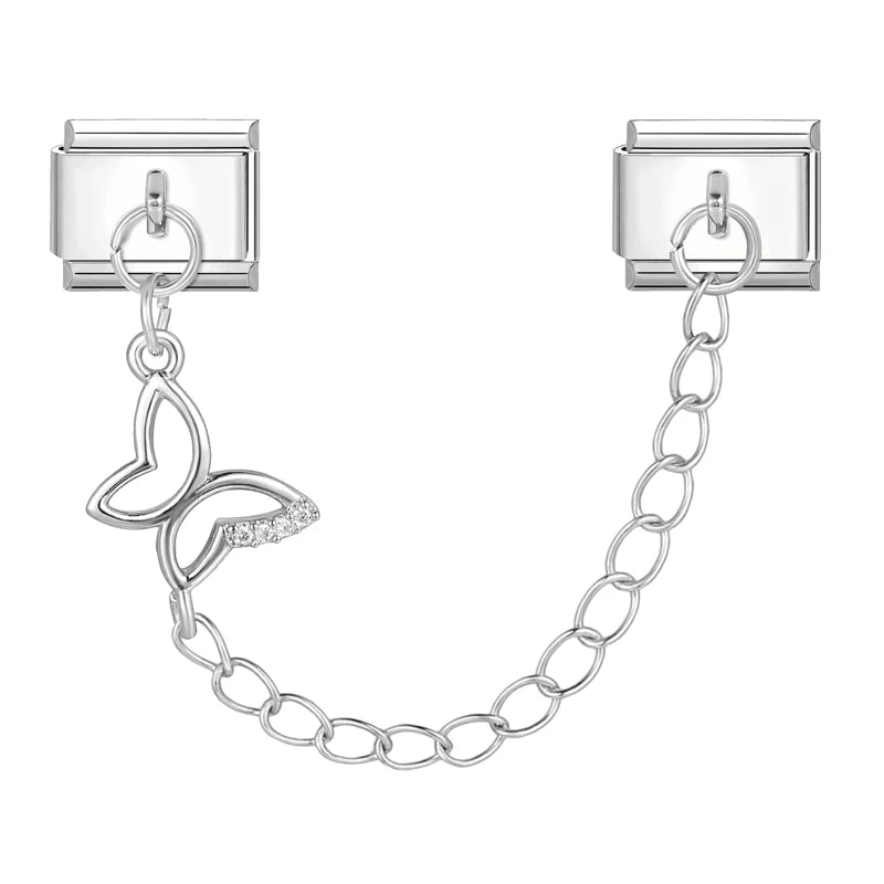 Chain s motýlem a gemy