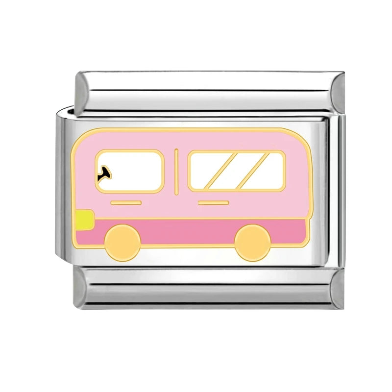 Růžový autobus