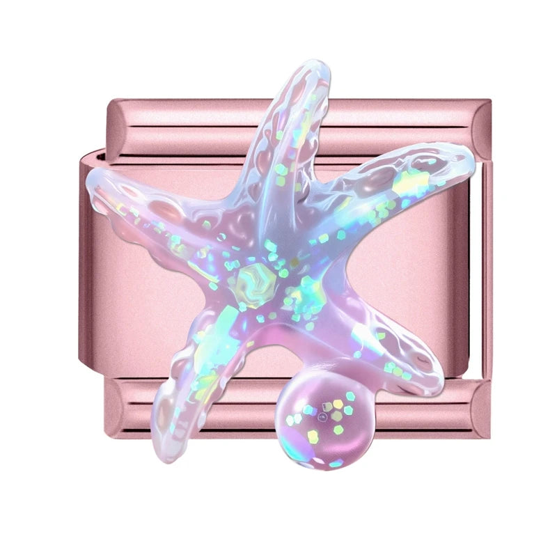 Holografická mořská hvězda růžová