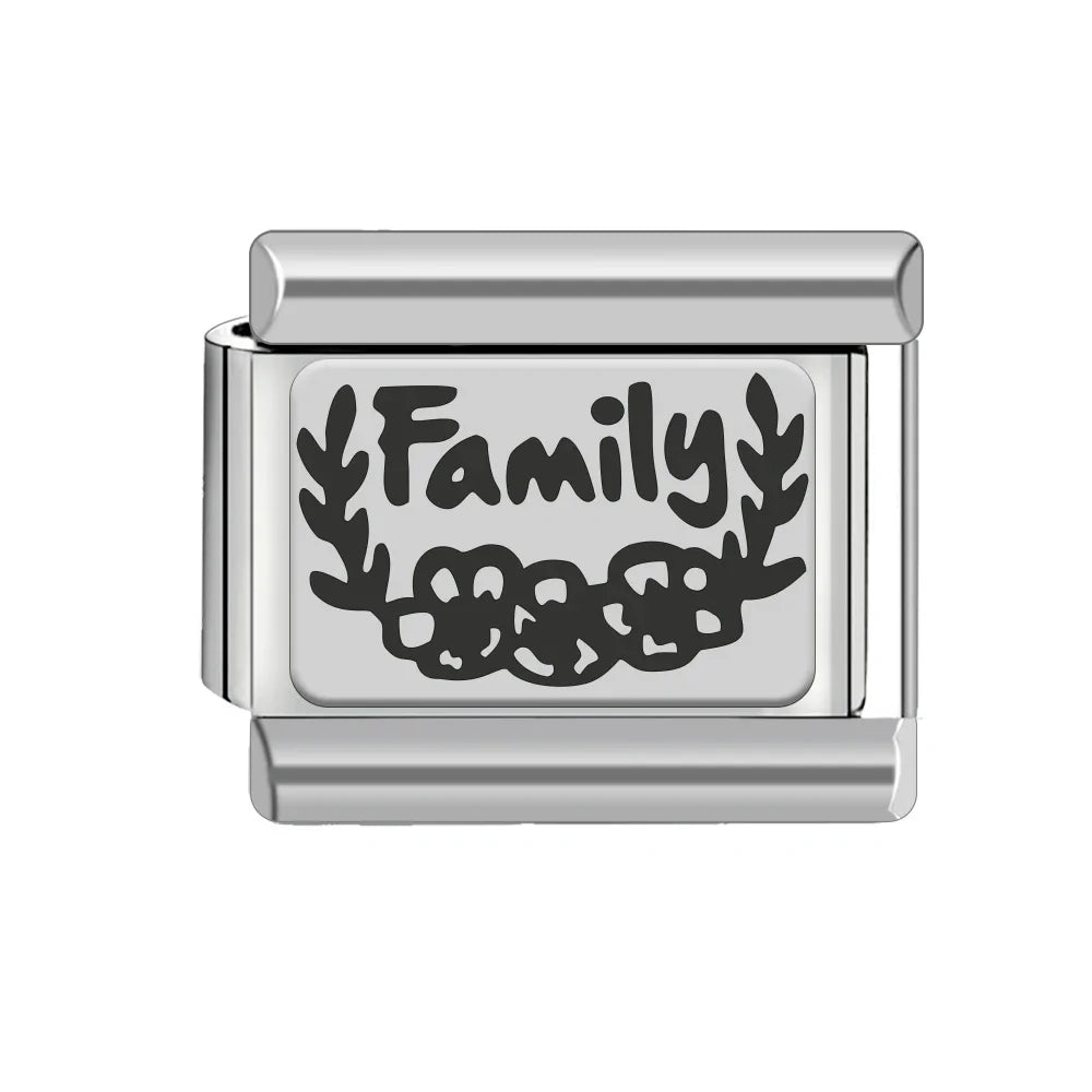 Family s květinami
