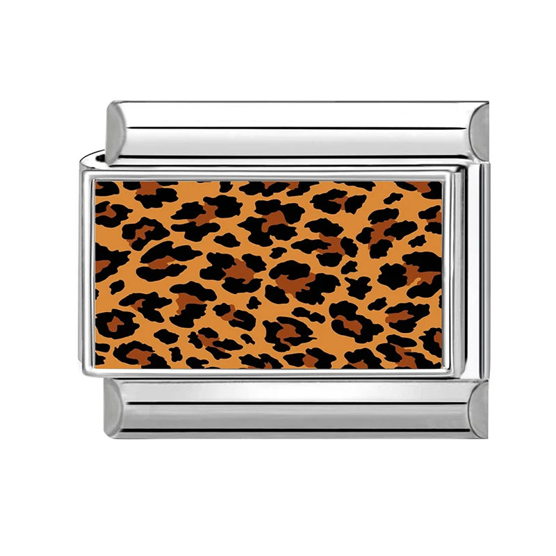 Leopardí vzor hnědý