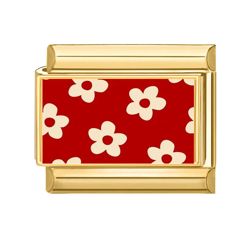 Béžové květiny zlaté