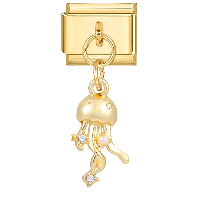 Visící medúza s gemem