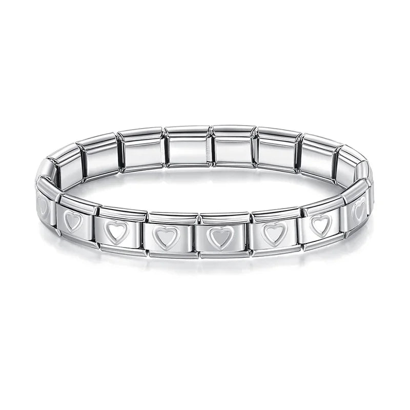 Klasický náramek Charm se srdcem