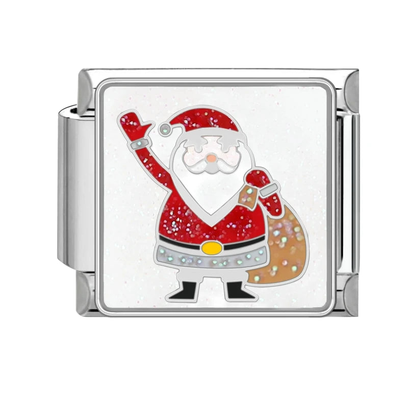 Mávající Santa Claus