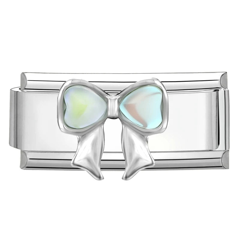 Velká holografická mašle dvojitý