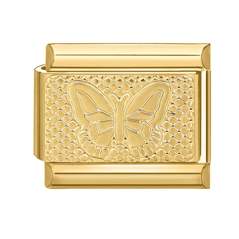 Zlatý motýl se strukturou