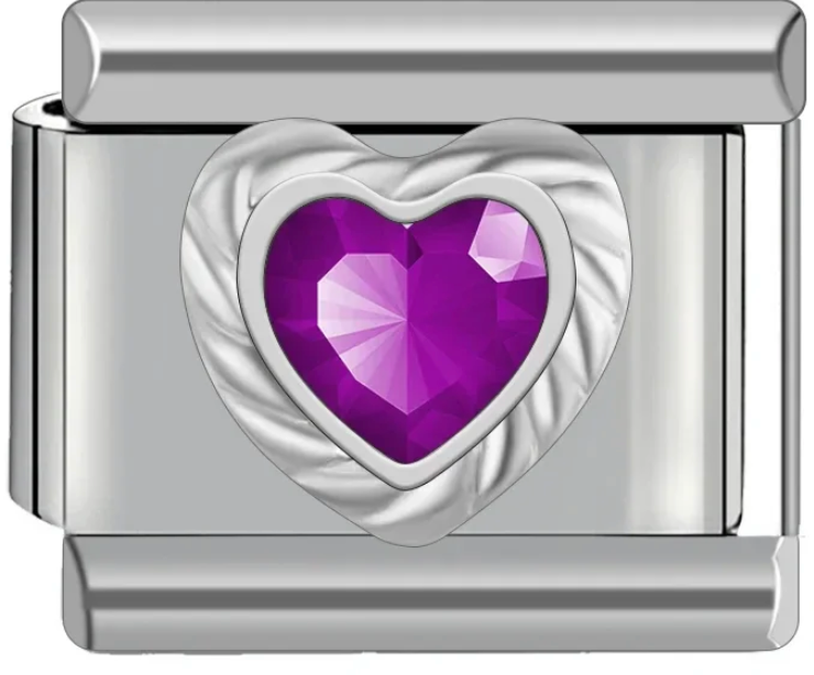 Purple Silver Set