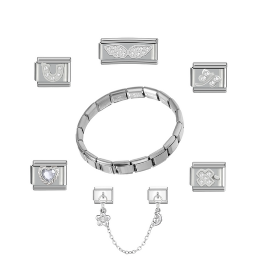 Silver Gem set