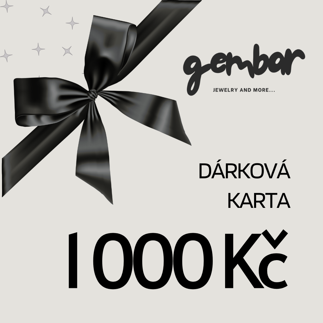 Dárková karta GEMBAR