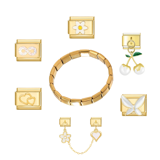 White & Gold Set
