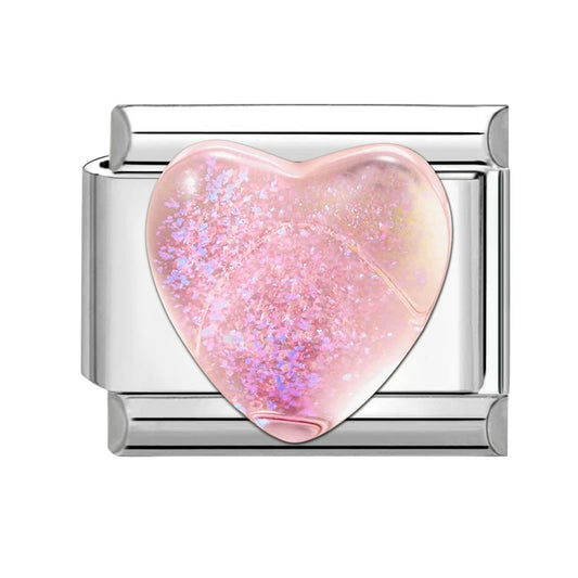 Růžové srdce z kamene