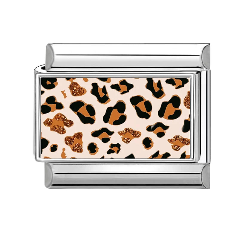 Leopardí vzor světle hnědý