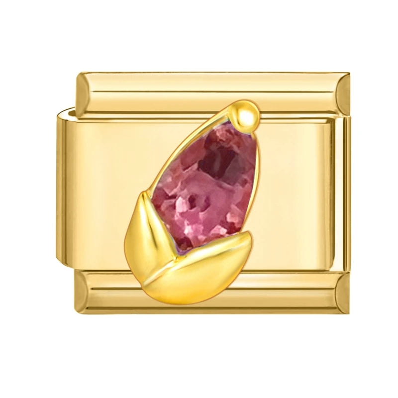 Pupen s fialovým gemem