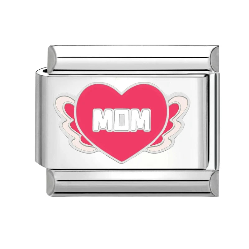 Mom srdce s křídly