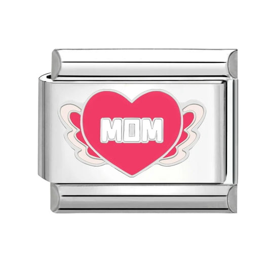 Mom srdce s křídly