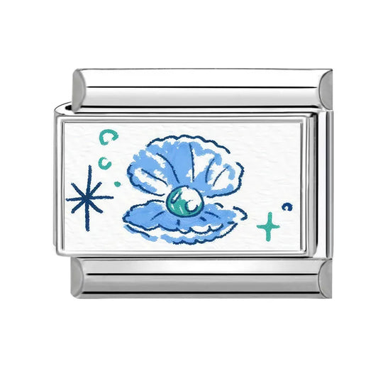 Modrá perla v mušli