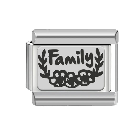 Family s květinami