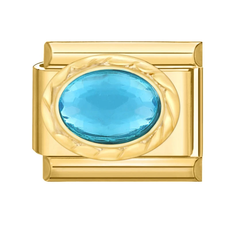 Světle modrý gem