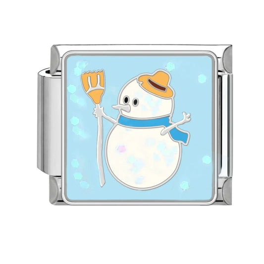 Sněhulák se smetákem