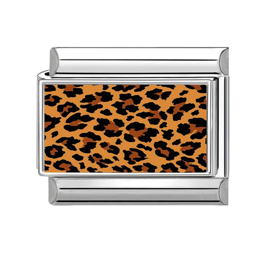 Leopardí vzor hnědý