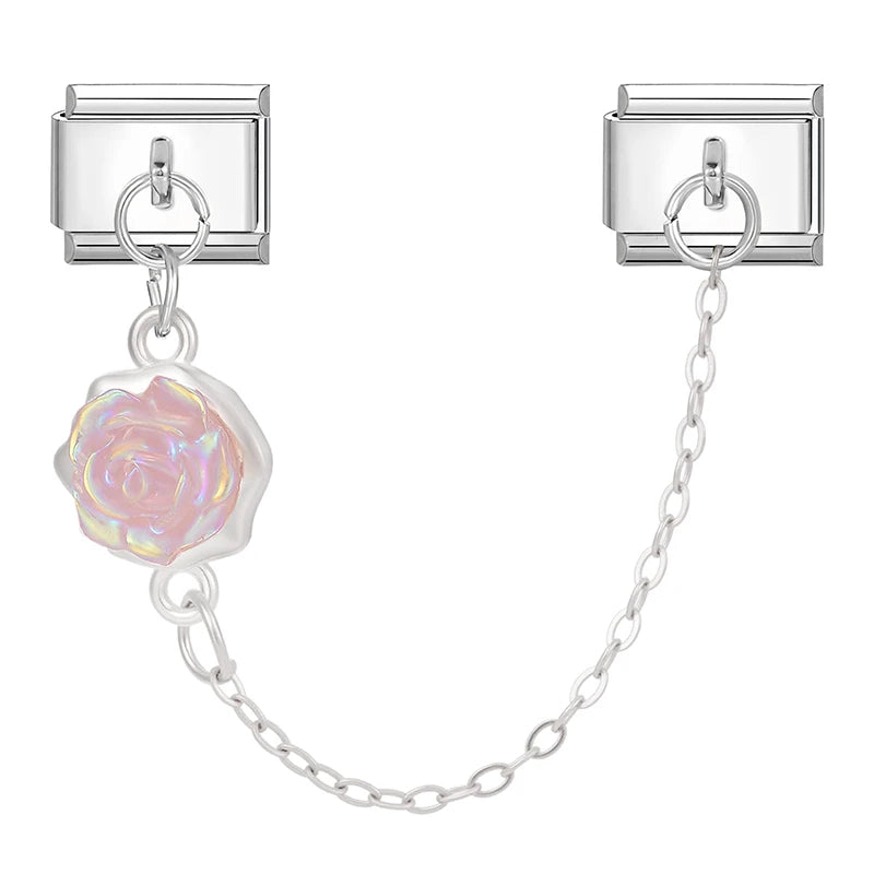 Chain růžová růže