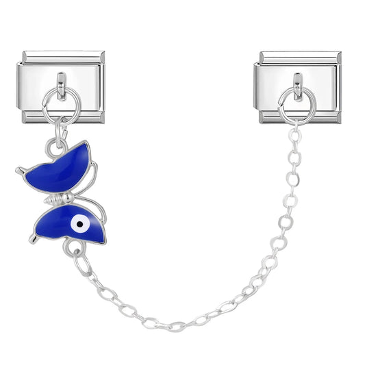 Chain modrý motýl evil eye