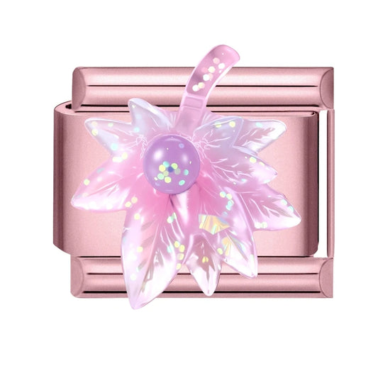 Holografický list řůžový