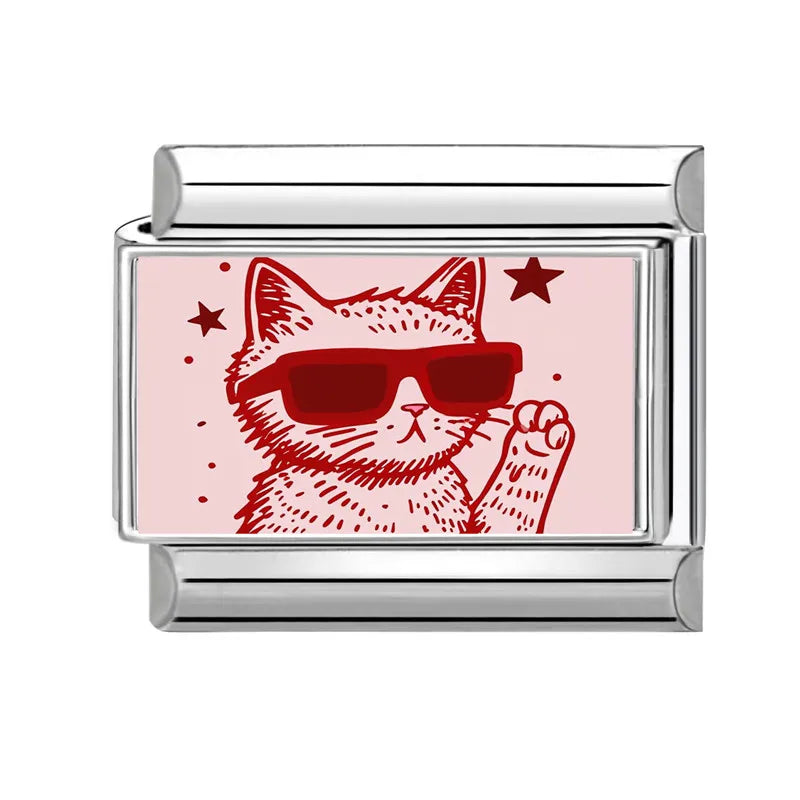 Červená cool kočka