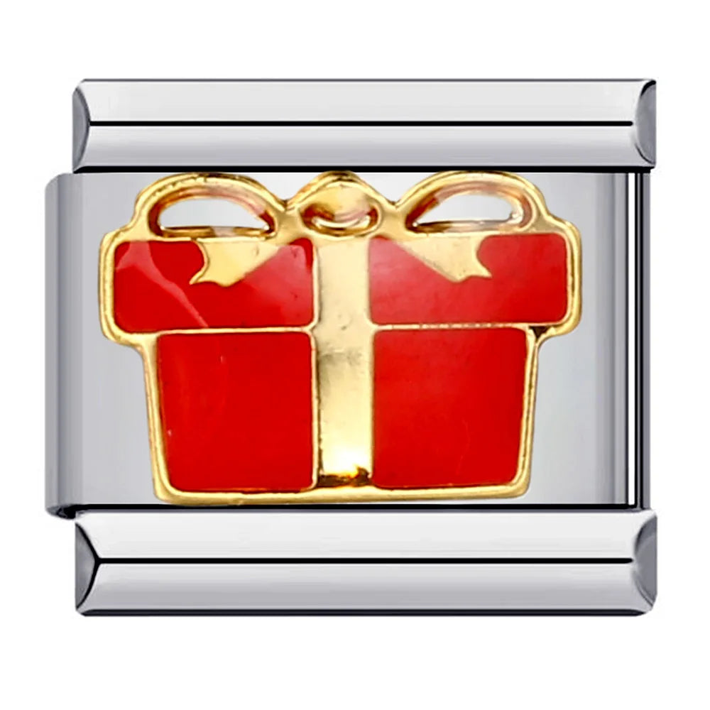 Červený vánoční dárek