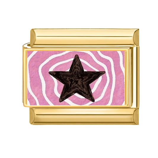 Černá hvězda zlaté