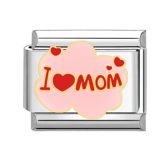 I love Mom růžové