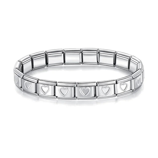 Klasický náramek Charm se srdcem