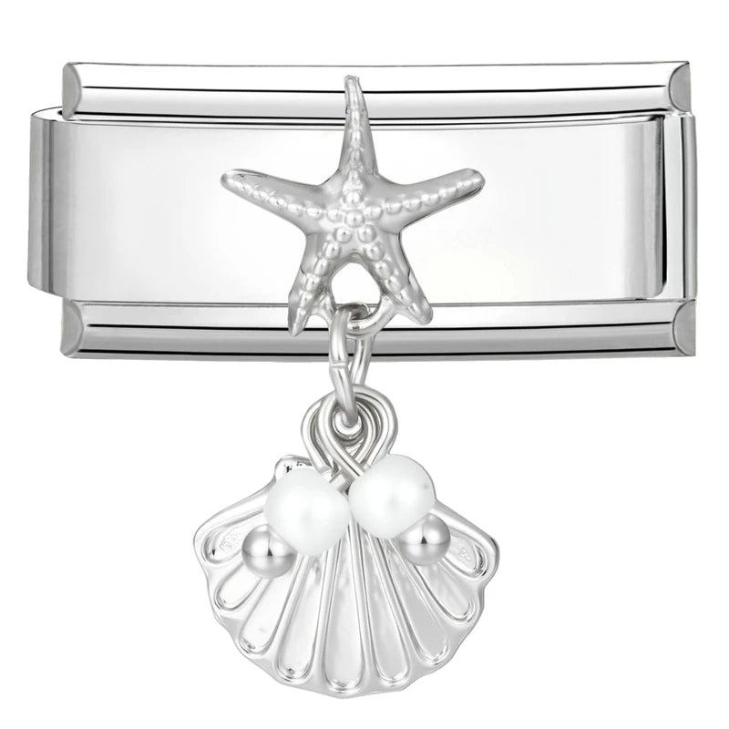 Visící dvojitá mušle a hvězda