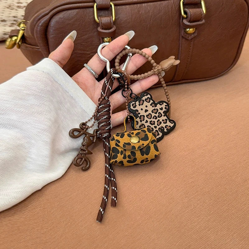 Leopard Bear & Purse