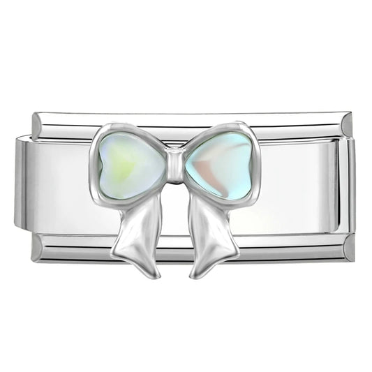 Velká holografická mašle dvojitý