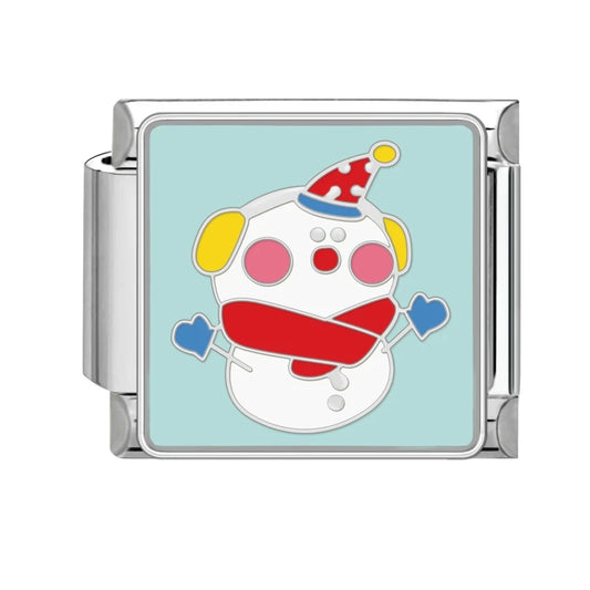 Vtipný retro sněhulák