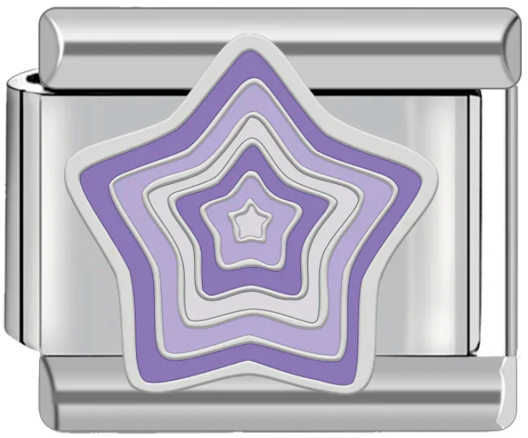 Purple Silver Set