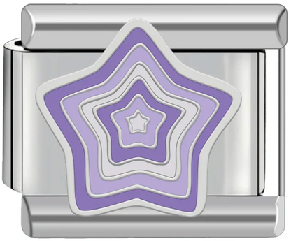 Purple Silver Set