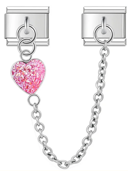 Pink & Silver set