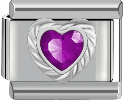 Purple Silver Set